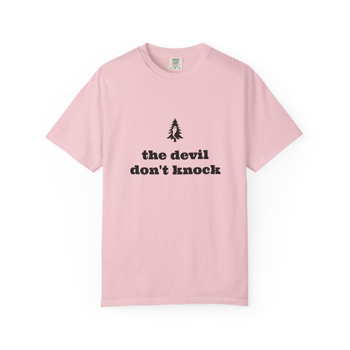 "The Devil Don't Knock" Signature Tee - Of Pines And Ghosts