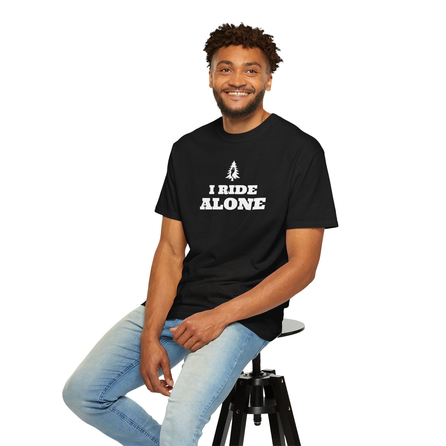 "I RIDE ALONE" - The Drifter’s Heavyweight Tee