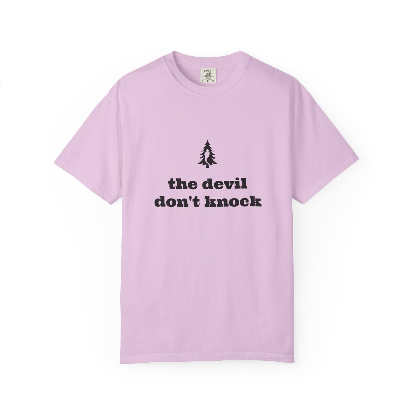 "The Devil Don't Knock" Signature Tee - Of Pines And Ghosts