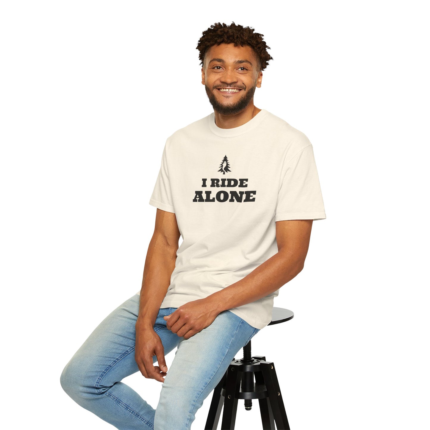 "I RIDE ALONE" - The Drifter’s Heavyweight Tee