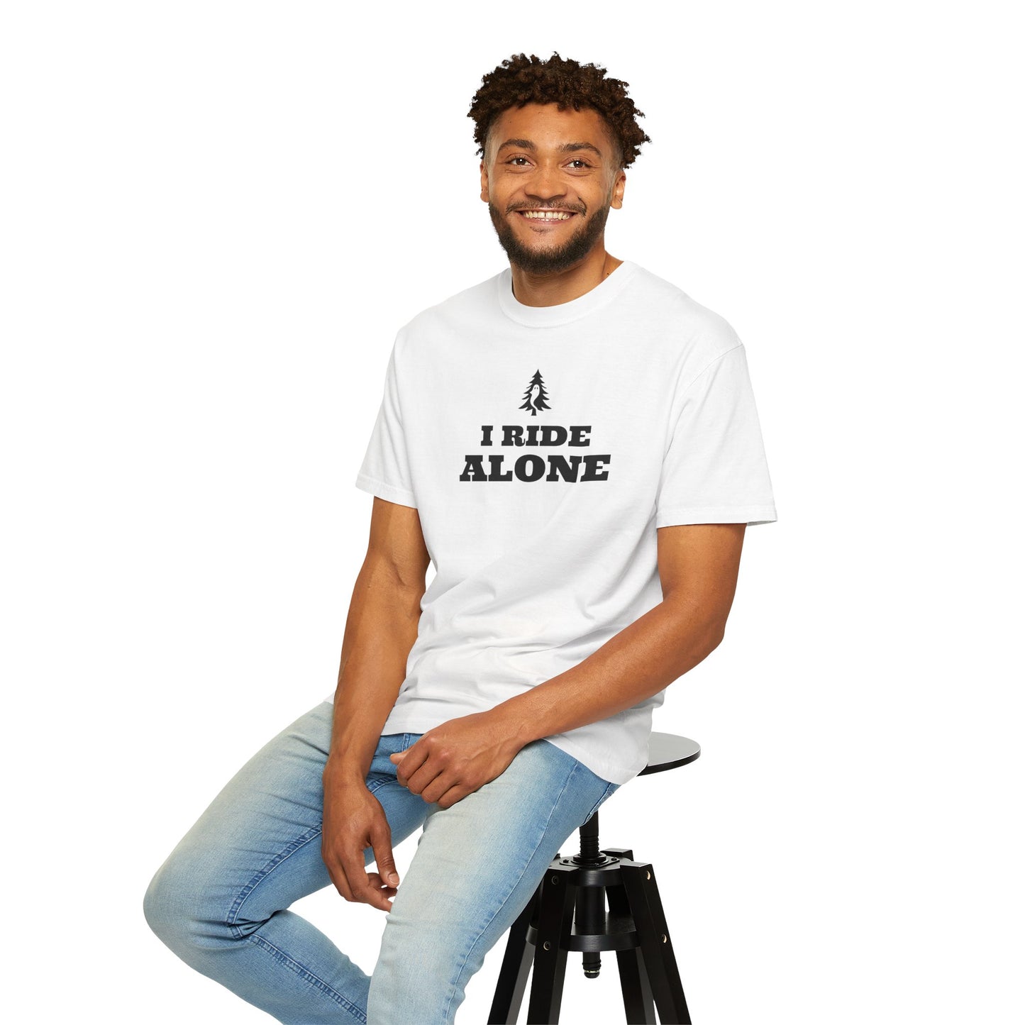 "I RIDE ALONE" - The Drifter’s Heavyweight Tee