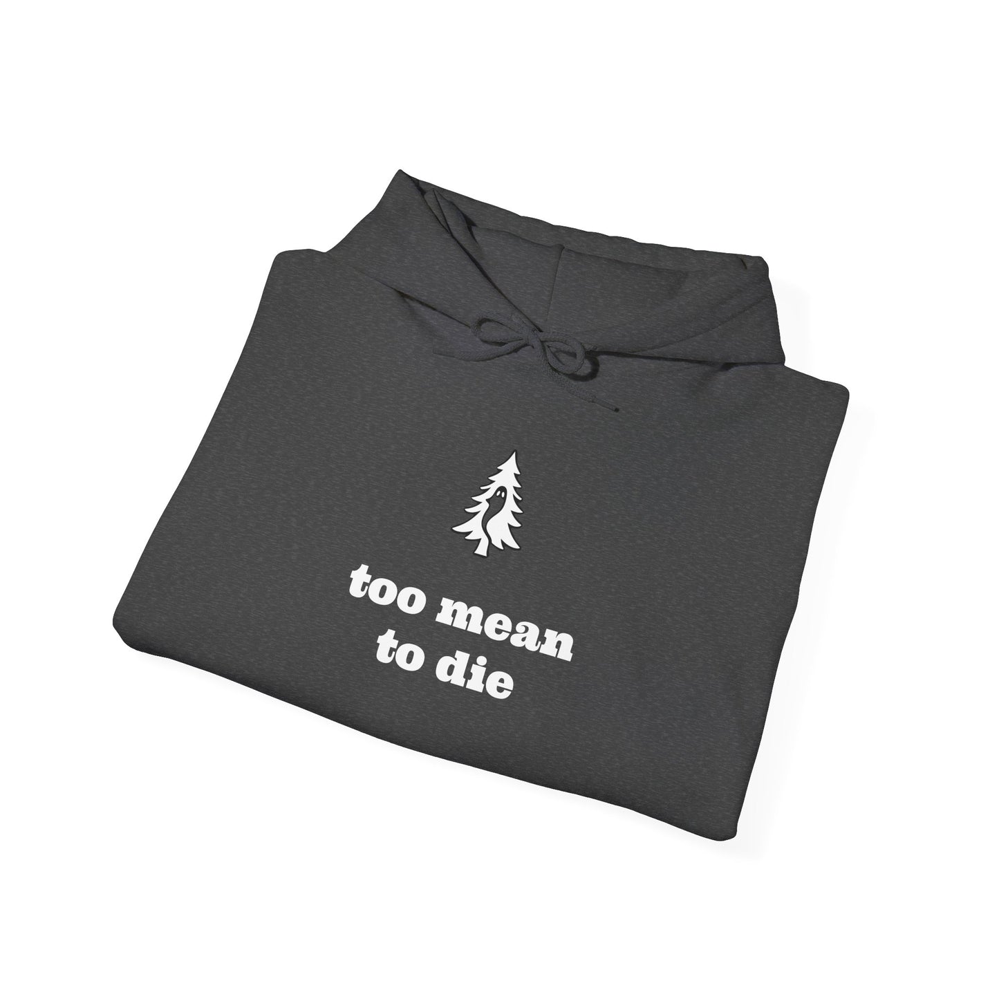 "TOO MEAN TO DIE" - Of Pines And Ghosts Unisex Heavy Blend Hoodie
