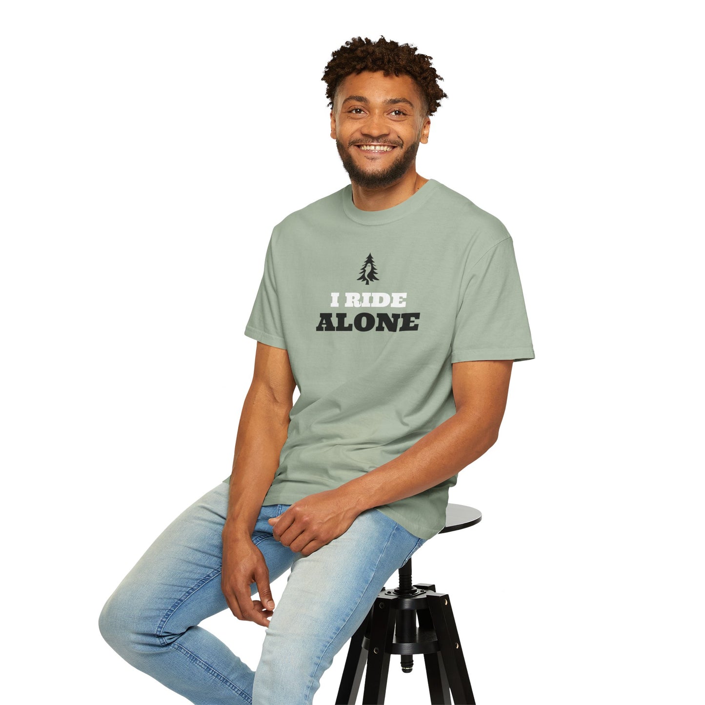 "I RIDE ALONE" - The Drifter’s Heavyweight Tee
