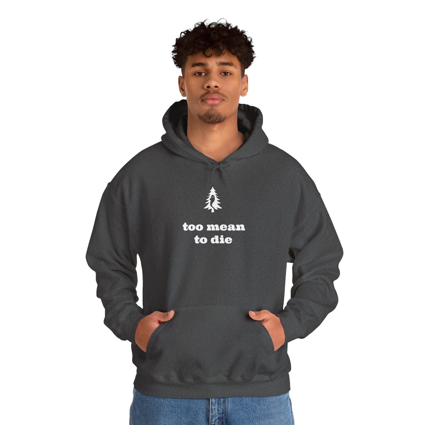 "TOO MEAN TO DIE" - Of Pines And Ghosts Unisex Heavy Blend Hoodie