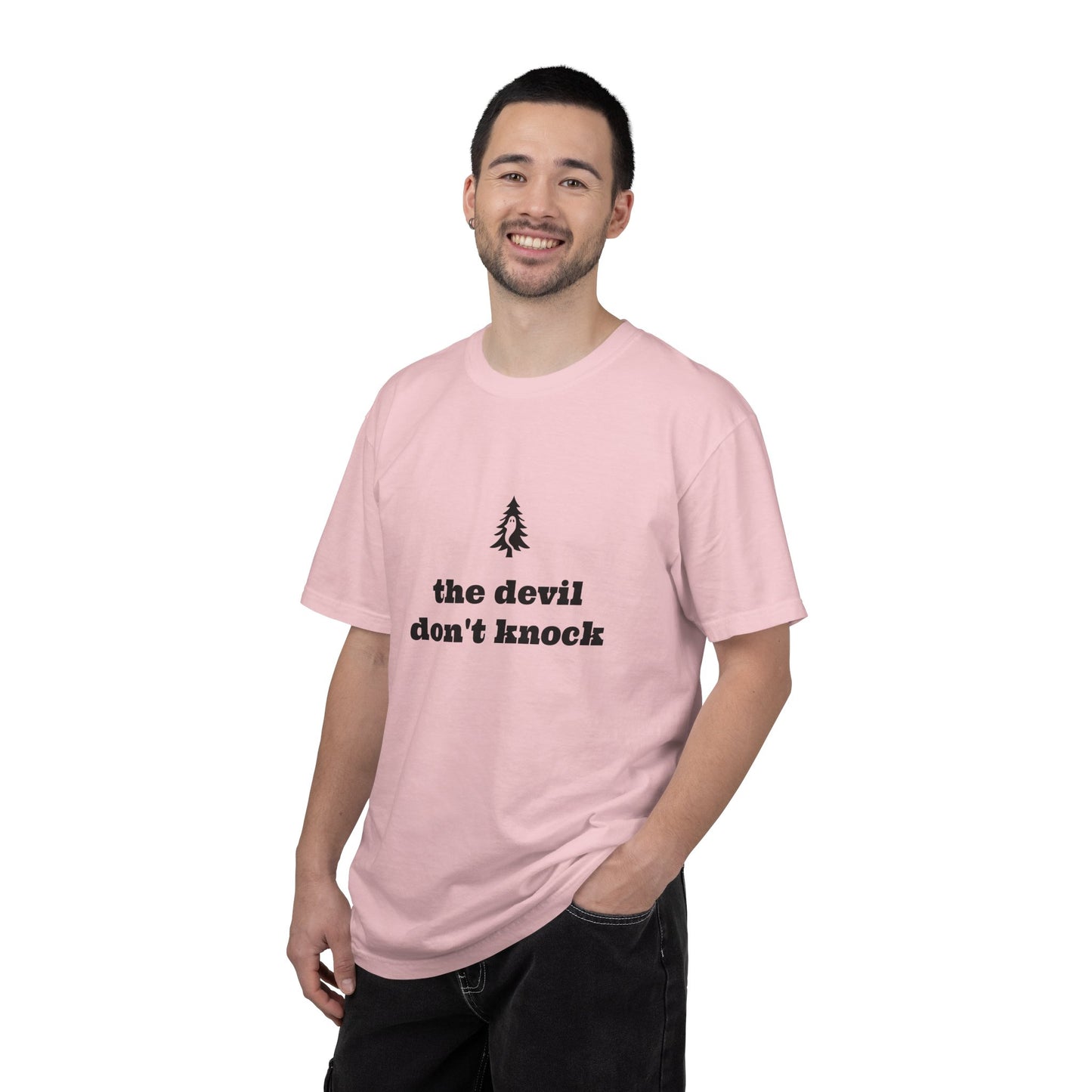 "The Devil Don't Knock" Signature Tee - Of Pines And Ghosts